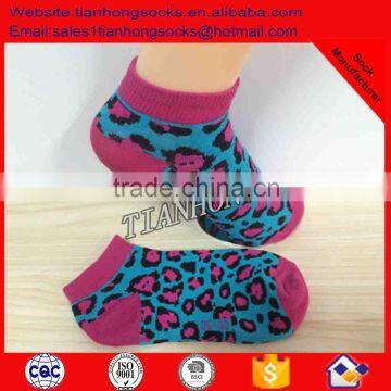 ladies leopard ankle socks women leopard ankle low cut socks