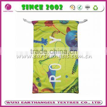 goggle bag, full color printing microfiber glasses soft cloth bag