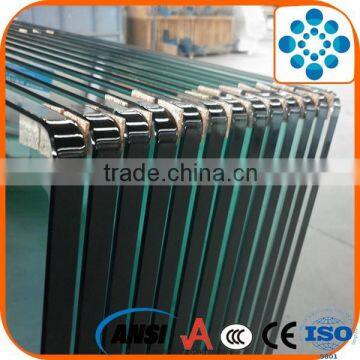 grade A 15mm thick flat clear tempered glass