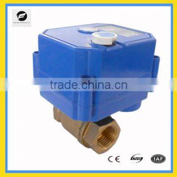 G(BSPT)/NPT motorized ball valve with manual override CWX-25S for (DN)15mm pipe 20mm pipe 25mm pipe