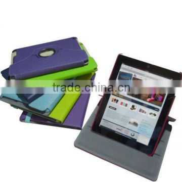 Genuine leather ipad cases with elastic closure,high quality Pu leather case cover for ipad ipad air,for ipad case