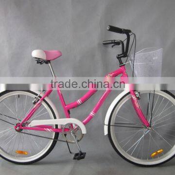 Good Quality Single Speed Steel Women Beach Bike