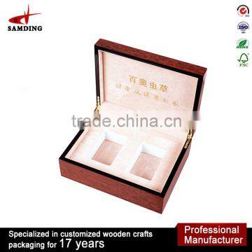 Wooden box for health care product