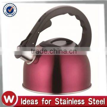 Stainless Steel Whistling Kettle With Coating