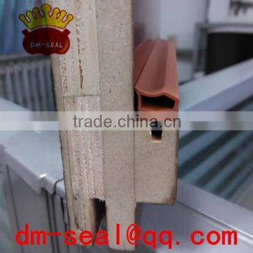 Rubber door sealing strip/TPE/TPV compound weatherstrip for wooden/timber door