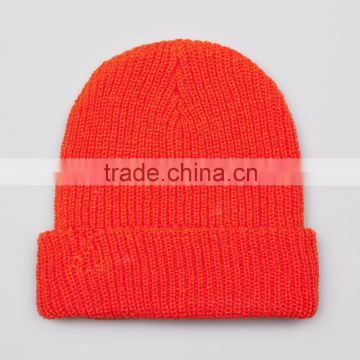 Red color winter women beanie,100 acrylic beanie,hip hop beanie hat