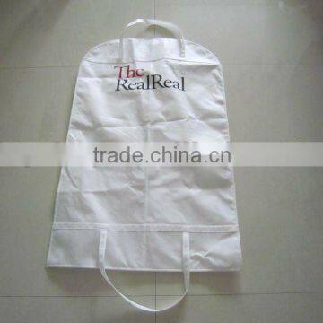 suit cover bag white