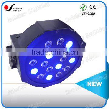 China Best Price LED Par 64 Light With 18Pcs 1W RGBW 4in1 for Entertainment Lighting