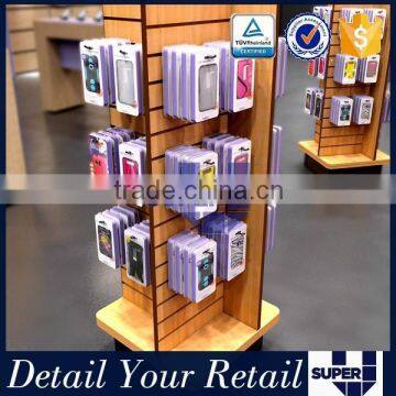 factory supply slatwall swivel cell phone accessory display for sale