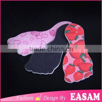 Foot shape nail file,cute design nail art foot design nail file