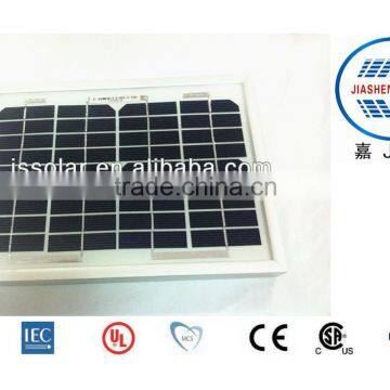 Mono solar panel 5W for home off-grid system