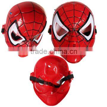 simple design mask children's cartoon face spiderman mask halloween led mask