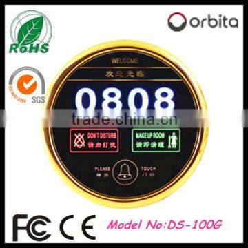China Manufacture Smart Hotel touch screen room status light switch With door bell
