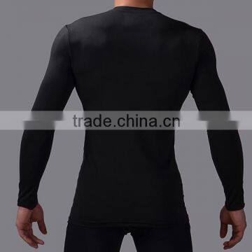 Wholesale Guangzhou Clothing Factory Custom Superhero Shirt High Elastic Gym Compression Quick Dry Sports Tops Male photo-4