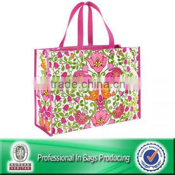 Lead Free Laminated Flower Shopping Bag