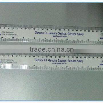 2015 Wholesale Cheap School Plastic Ruler logo plastic ruler with logo printing