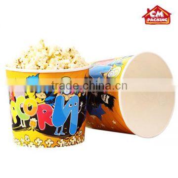 Food Standard Custom Printed Paper Popcorn Cups