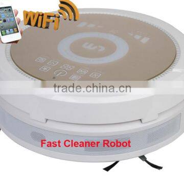 Smartphone WIFI APP Control robot wet dry vacuum cleaner QQ6KDM updated with Air purifier,3350MAH Lithium battery