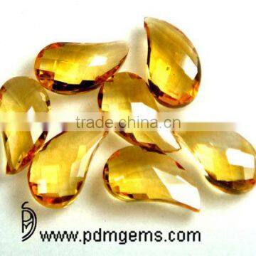 Citrine Semi Precious Gemstone Mango Shape Cut For Diamond Jewellery From Manufacturer/Wholesaler