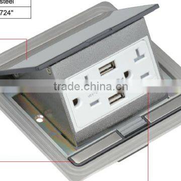 UL CUL 120V 4.0A 2.1A Flat Usb Wall Charger photo-4