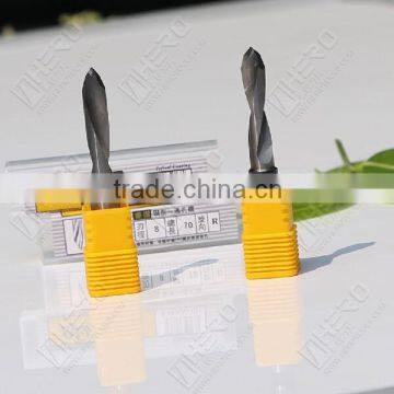 Through hole drill boring bit for particle/laminates