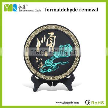 Handmade Chinese traditional folk arts and crafts activated carbon carving