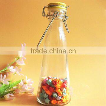 350ml 500ml Glass Cold Tea Beverage Juice Bottle With Cork Stopper Quality Choice photo-4