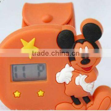 analog of mickey silicone watch from china