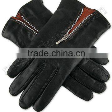 Women Leather Dressing Gloves