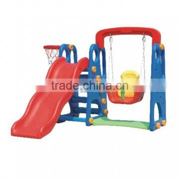 Plastic Garden Swing and Slide for Children