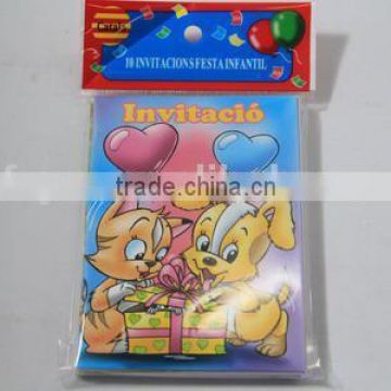 High quality invitation card, duck invitation card,wholesale greeting card