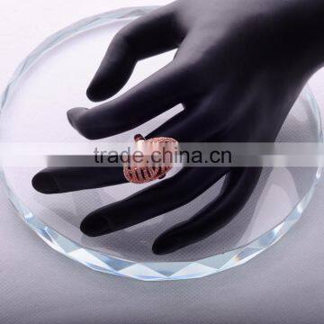 2016 Best Selling Fashion Rhinestone Crystal Oval Diamond Gold Plated Rings for Women// photo-4