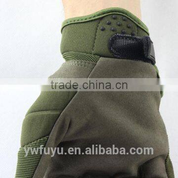 Microfiber Military Olive Green Gloves photo-5