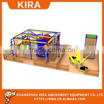 New Challenge Rope Course Children Indoor Playground