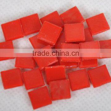 Red Color DIY mosaic glass chips Tile