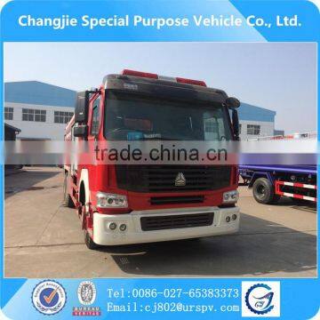 Sinotruck HOWO 4+2 seats water tank fire truck electric fire truck