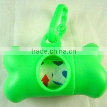 Dog Waste Poop Pick up Bags With Bone Shape Dispenser photo-2