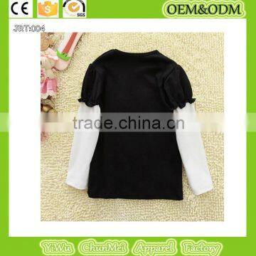 2015 New Cartoon 100%cotton T-shirt Banner t Shirt Winter Children's T-shirt White Long Sleeve Tee Kid Printed t Shirt photo-3