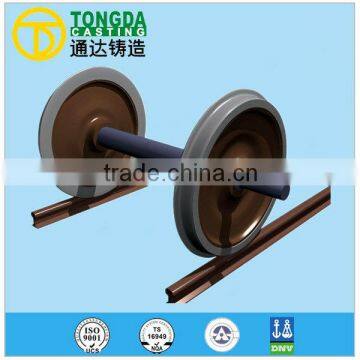 ISO9001 OEM Casting Parts High Quality Railway Wheel