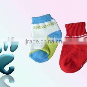 fashion design combed cotton baby socks