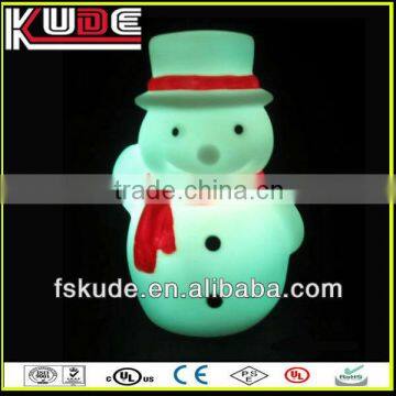 Rechargeable new led light christmas snowman decoration