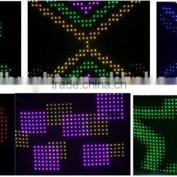 5mm led soft vision video curtain in hall P5,P9,P10,P18