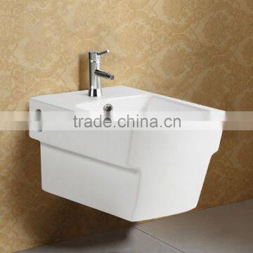 Square Modern Design Wall Hung Bidet