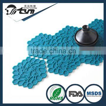 Oem Welcome Christmas Gifts Silicone Wholesale Round Cheap Placemat