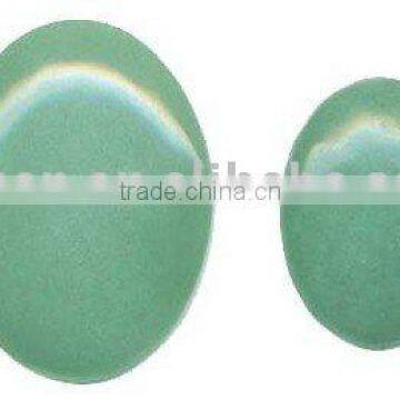14x10mm oval green aventurine cabochon