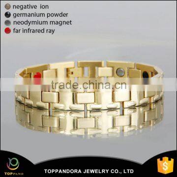 Top seller 316L stainless steel positive bio magnetic xtreme energy bracelet for men