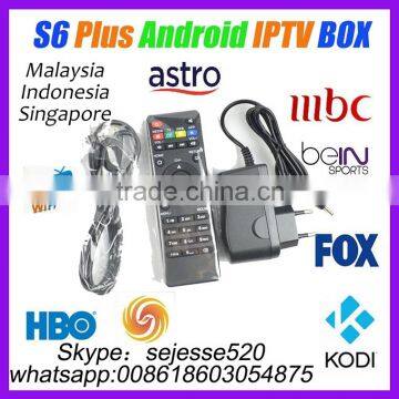 2016 IVIEW S6 plus Android IPTV Box Malaysia Pack Watch 160+ Astro Live TV Euro Football Games Indian Channels Replace Starhub