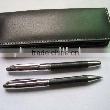 Leather pen set