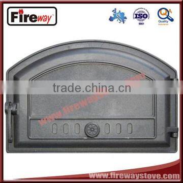 High degree of satisfaction cast iron fireplace door