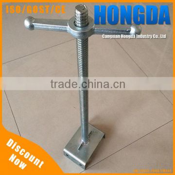 Steel U head Adjustable Scaffolding Base Plate Screw Manufacturer